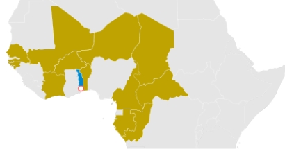 Togo - Carte Zone CIMA AFRIQUE